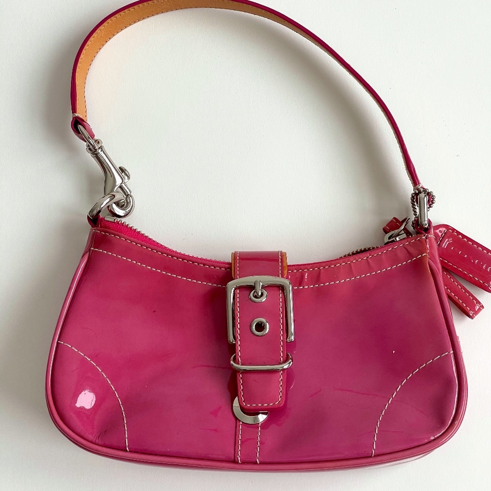 Vintage Coach Patent Leather Mini